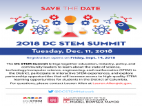 DC STEM Summit 2018 Flyer DC STEM Summit 2018 Flyer